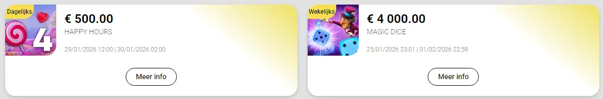 Welkomstactie voor nieuwe gebruikers